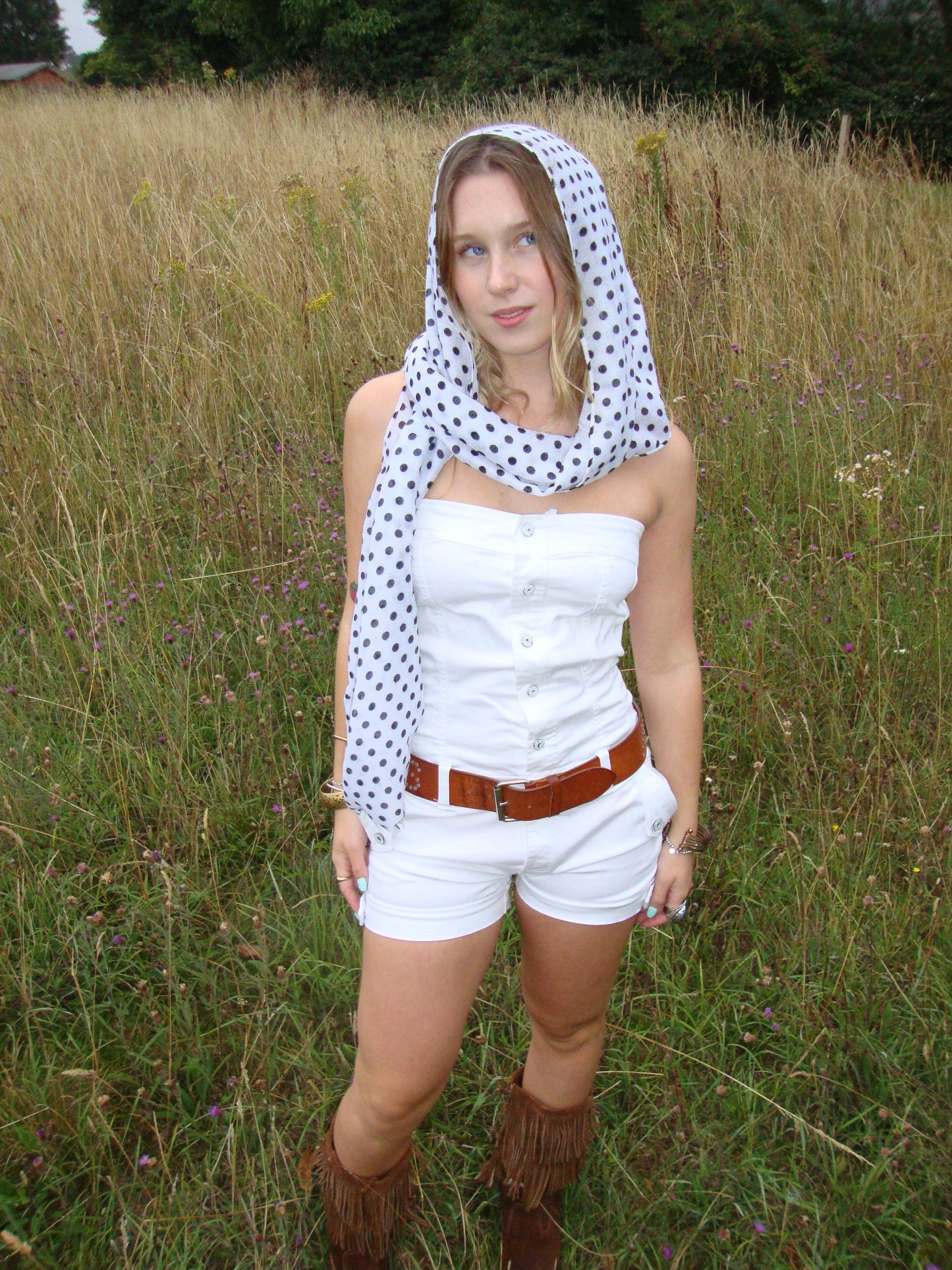 White firetrap playsuit