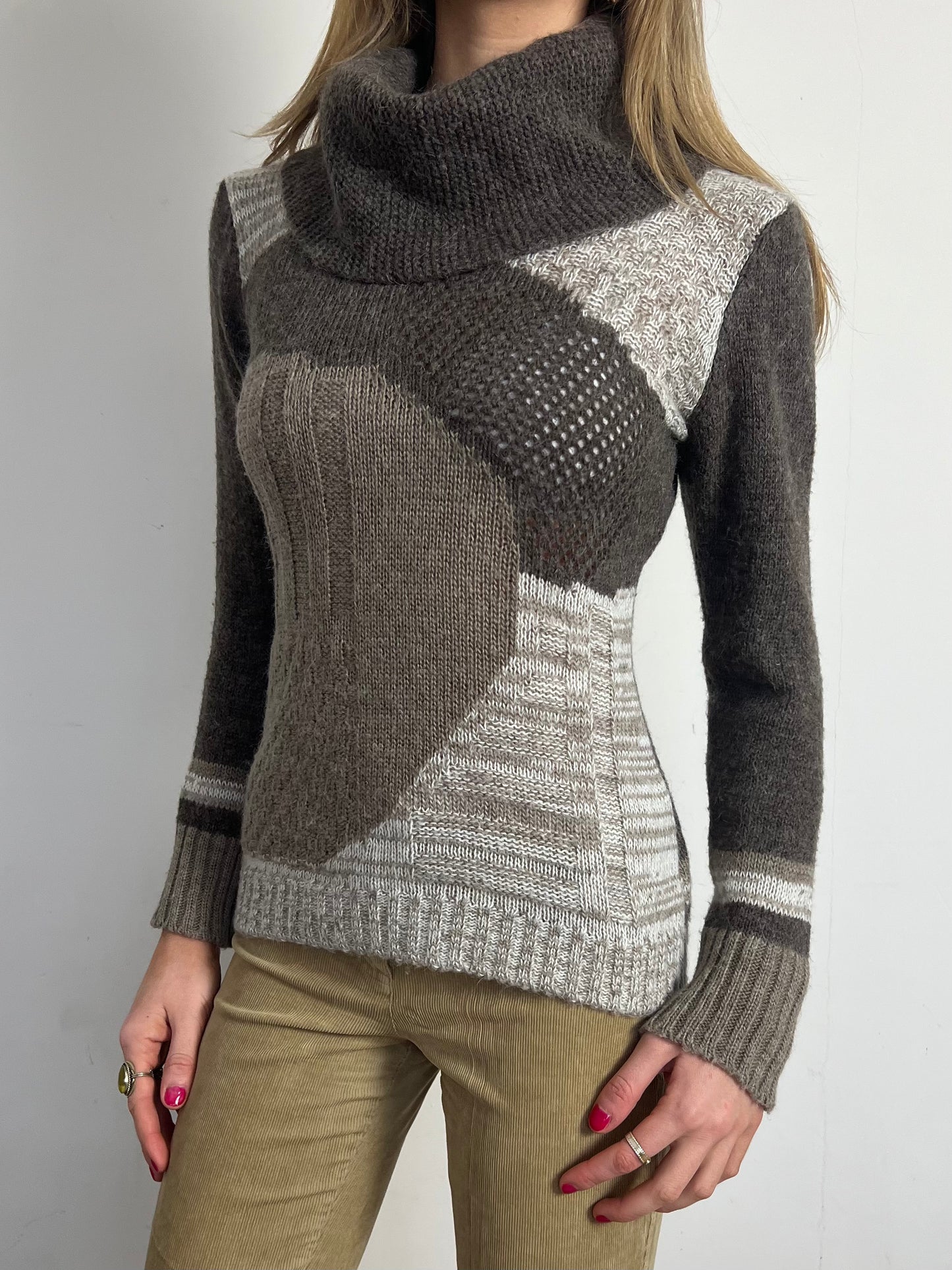mohair roll neck, S