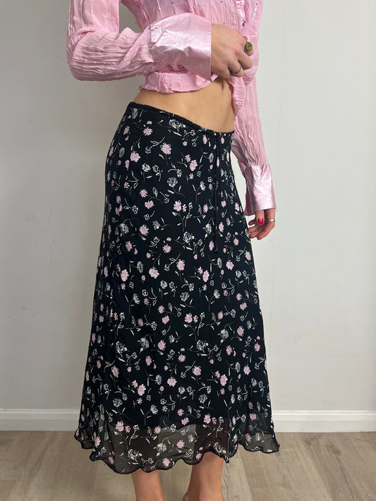 floral skirt, S/M