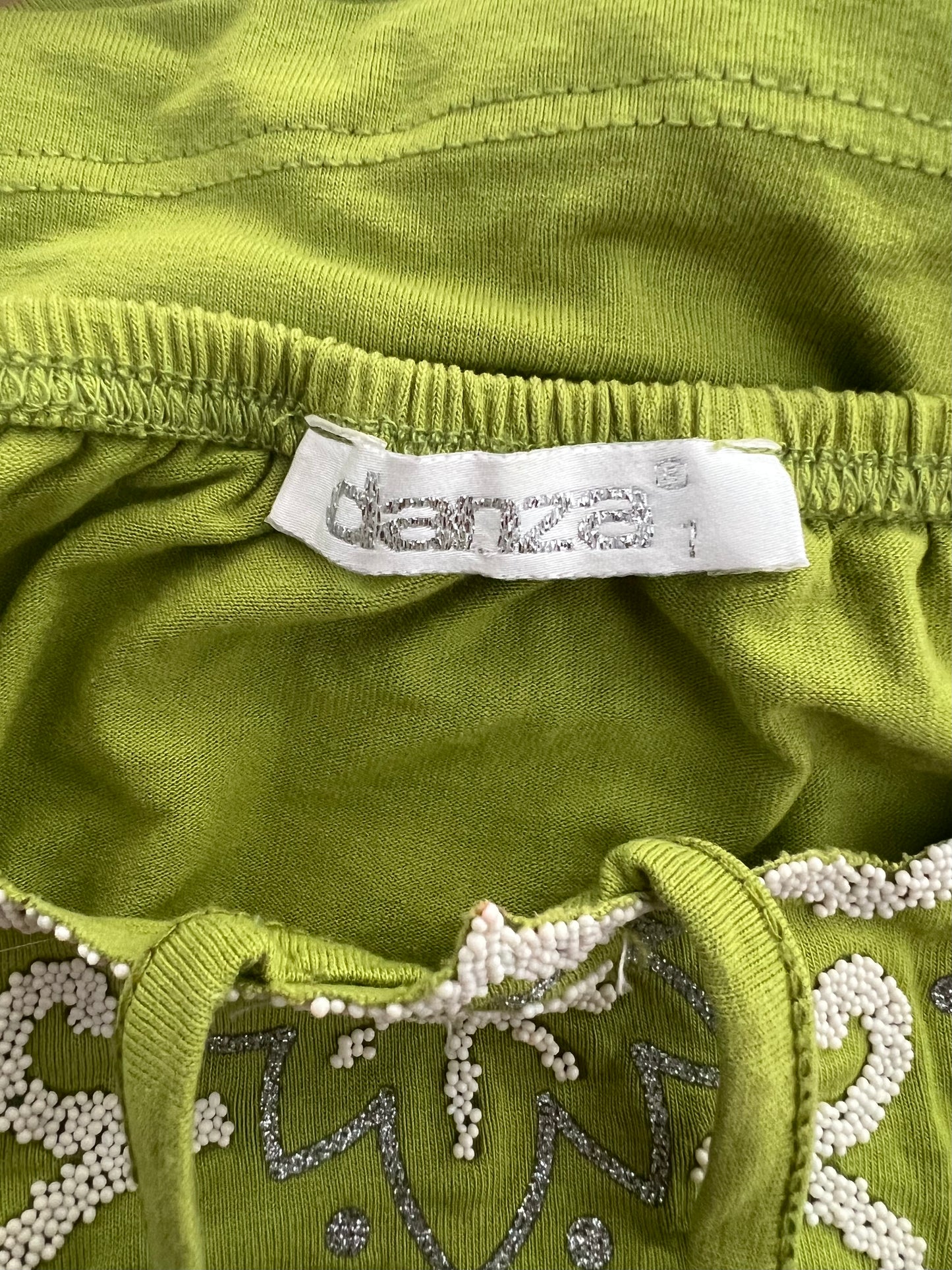 vintage 00s green halter top