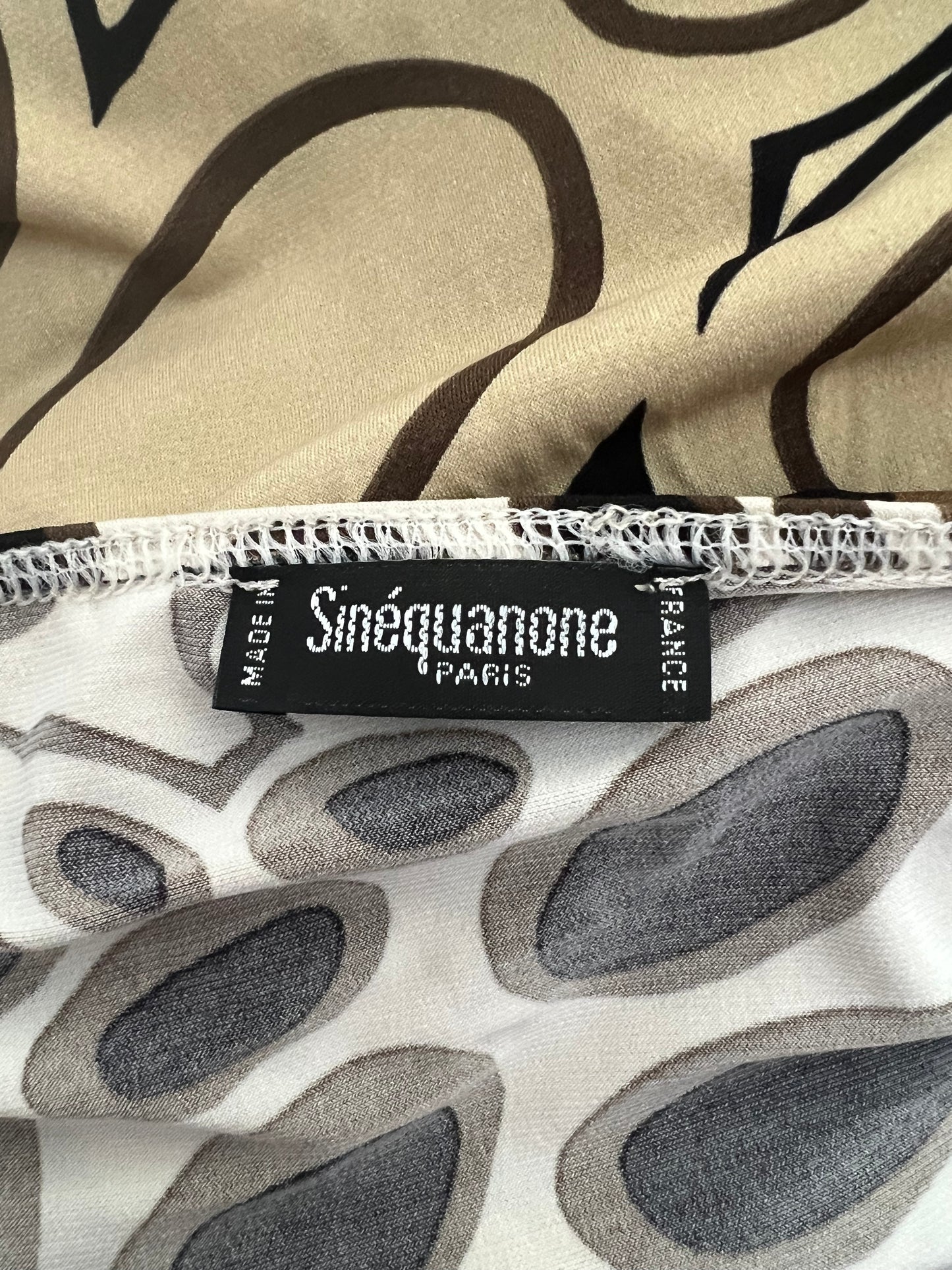 vintage 00s funky print top