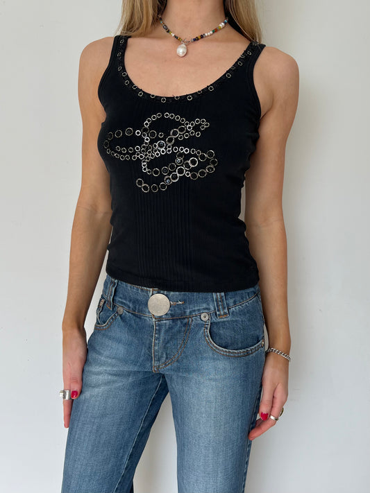 sequin top, S