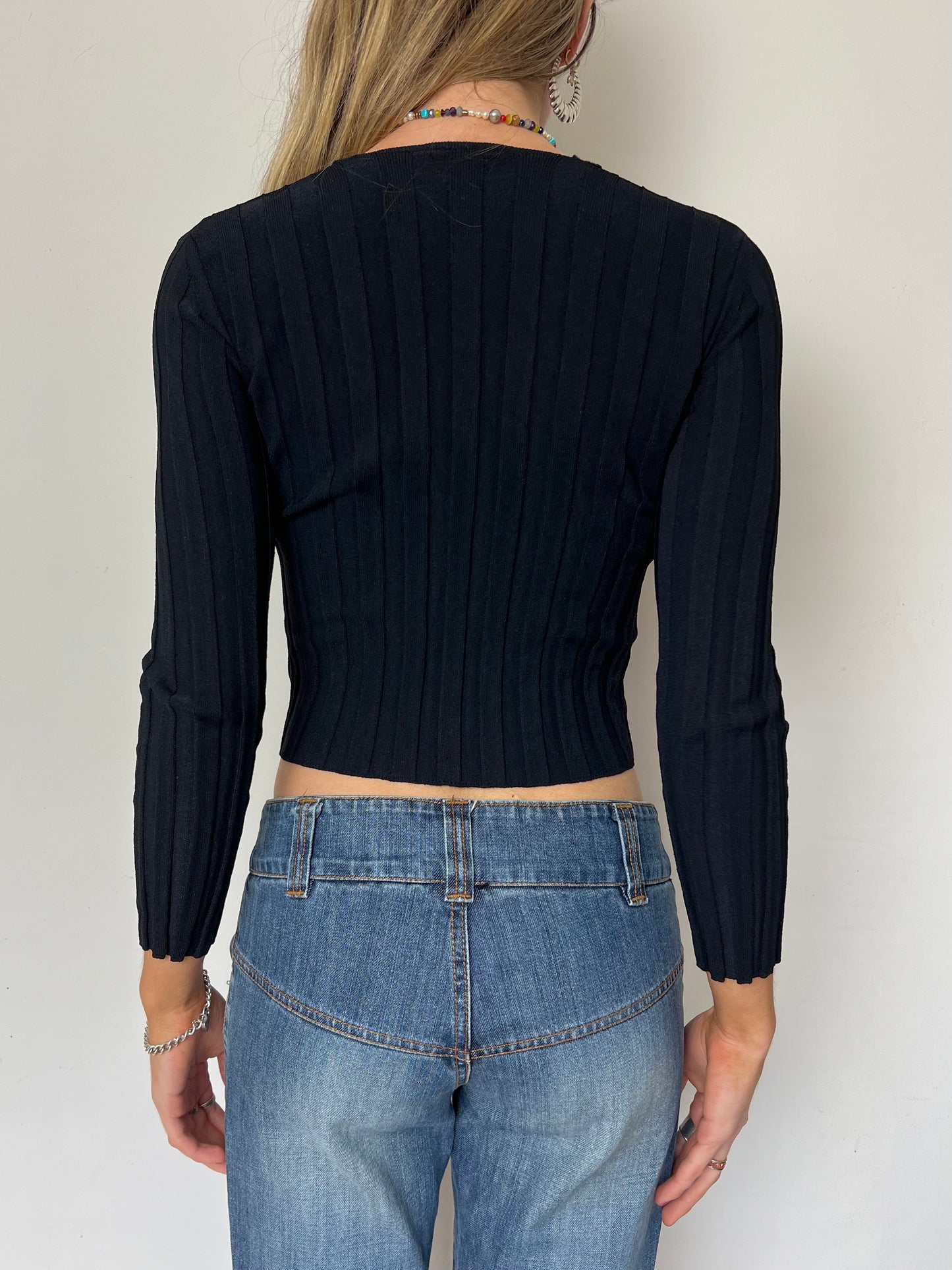 ribbed corset top, S
