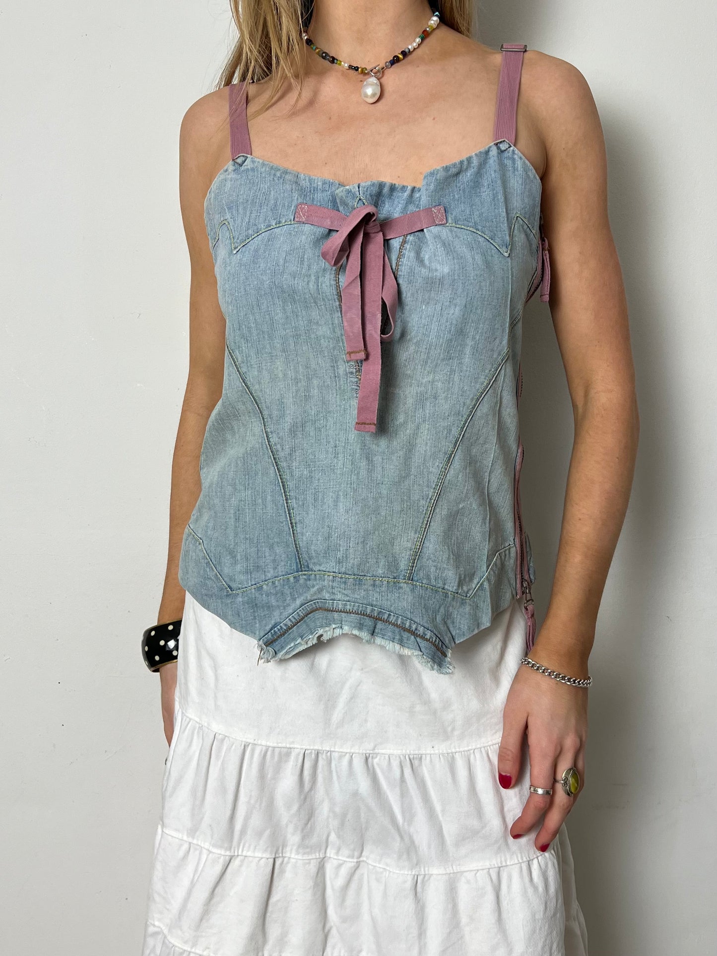 denim top, M/L