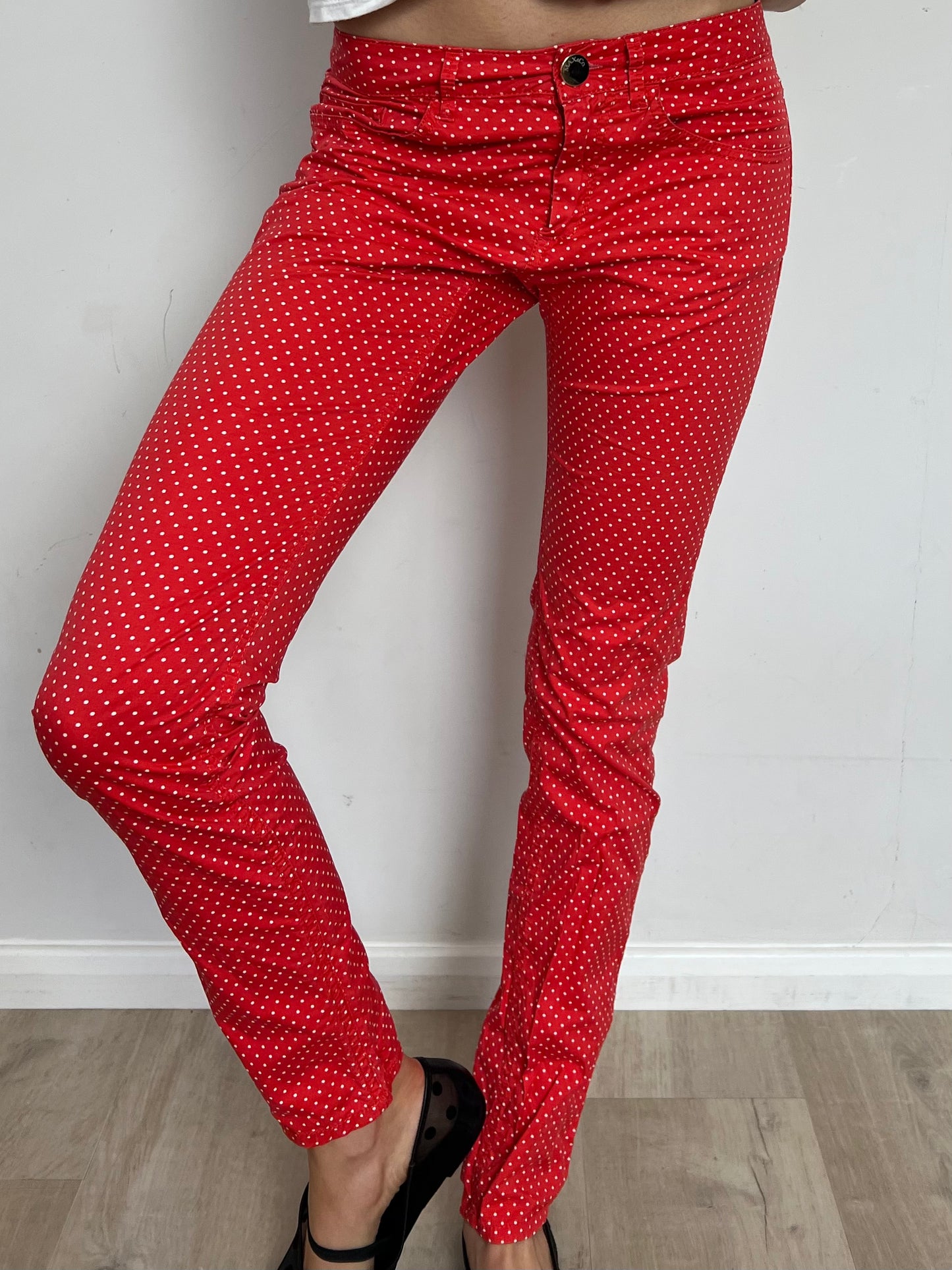 MAX&Co polka dot trousers, S