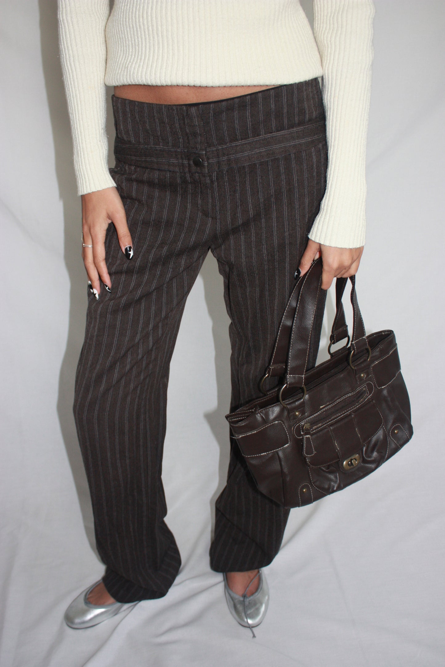 United colors of Benetton pinstripe trousers, S