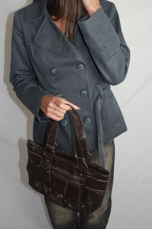 brown handbag