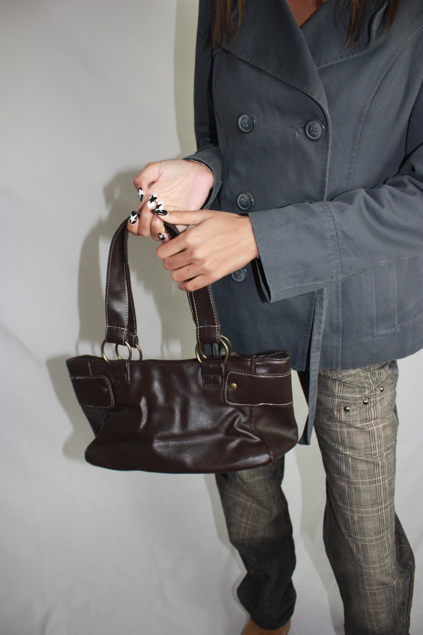 brown handbag