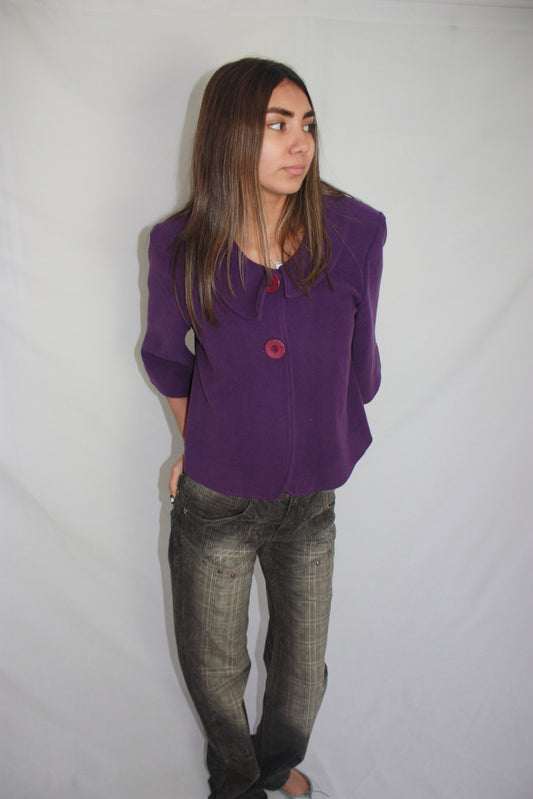 purple peacoat, S