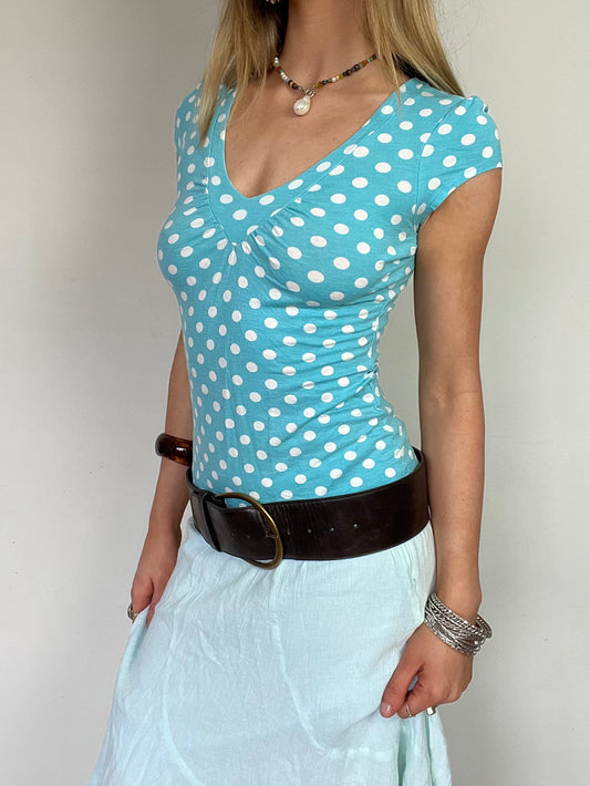 polka dot tee, M