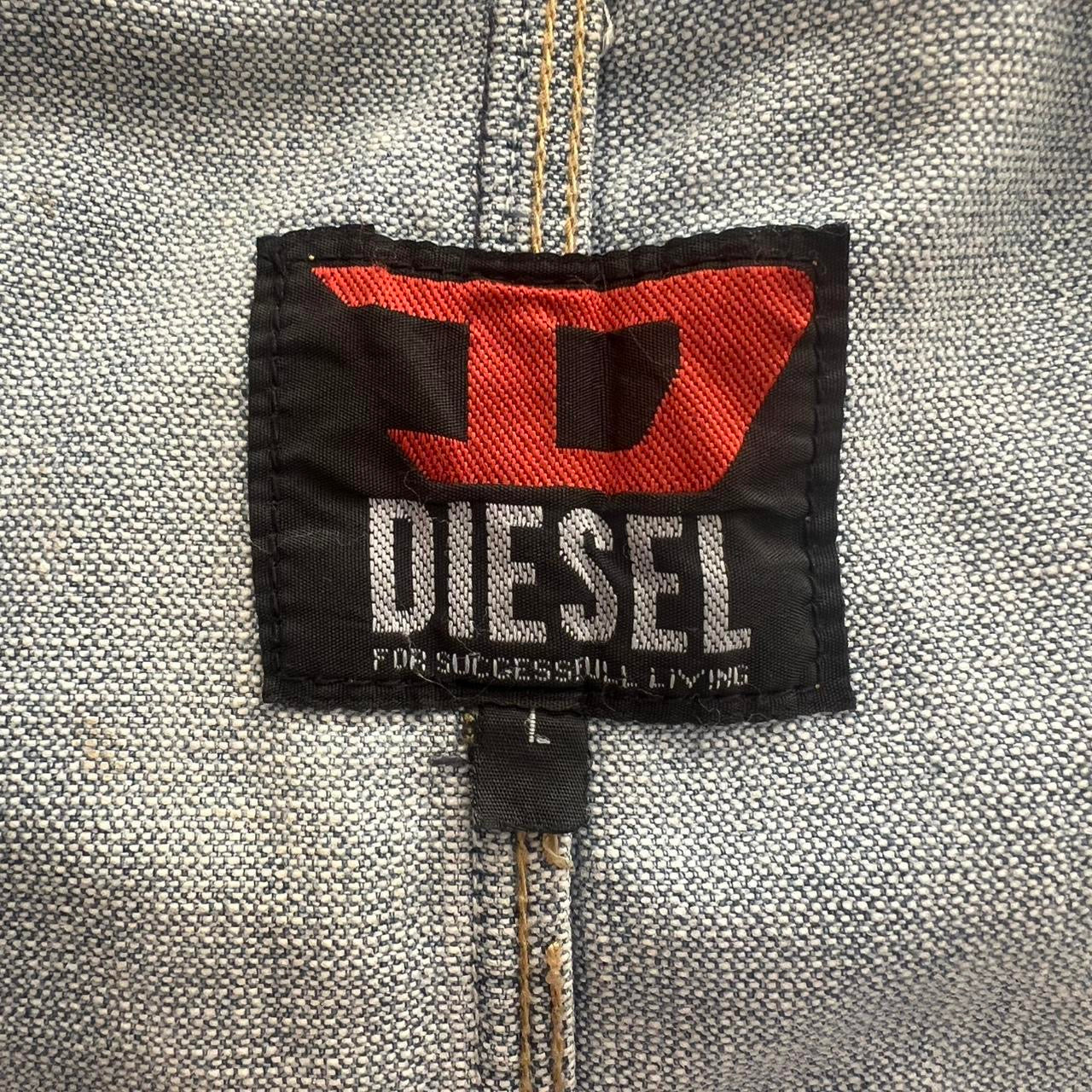 'Diesel' lightwash denim button up blazer