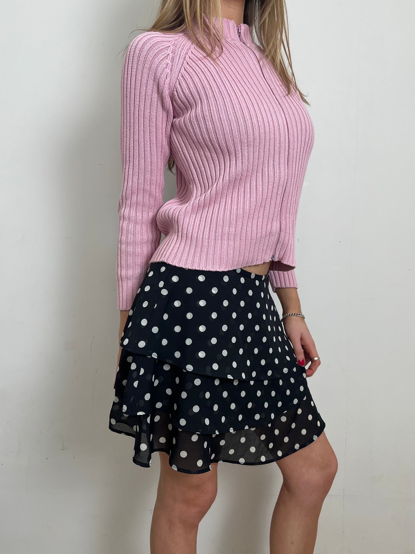Sisley polka dot skirt, S/M