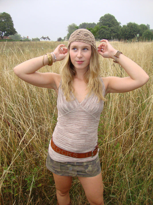 Sparkly brown cami top