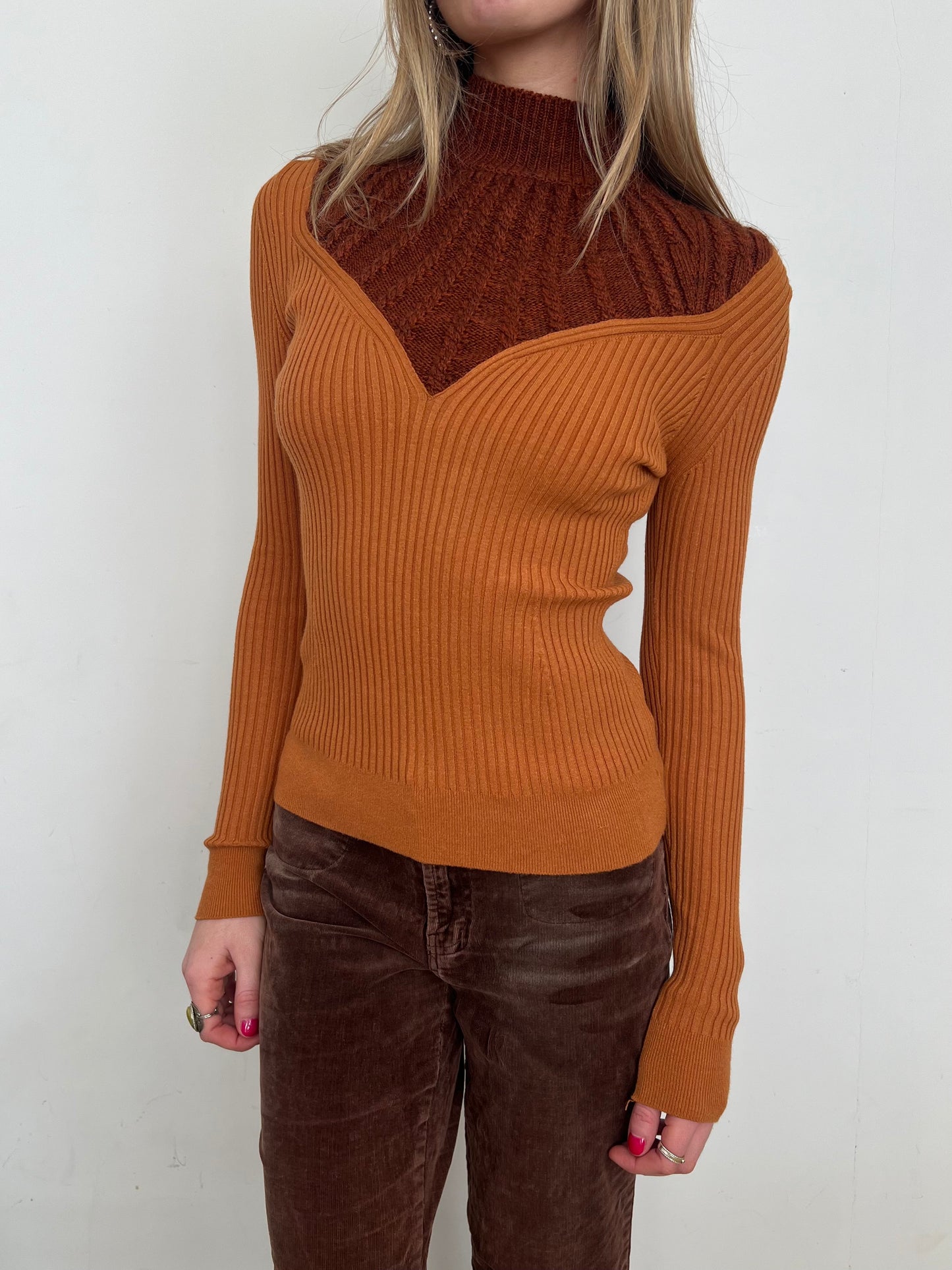 turtleneck knit, S