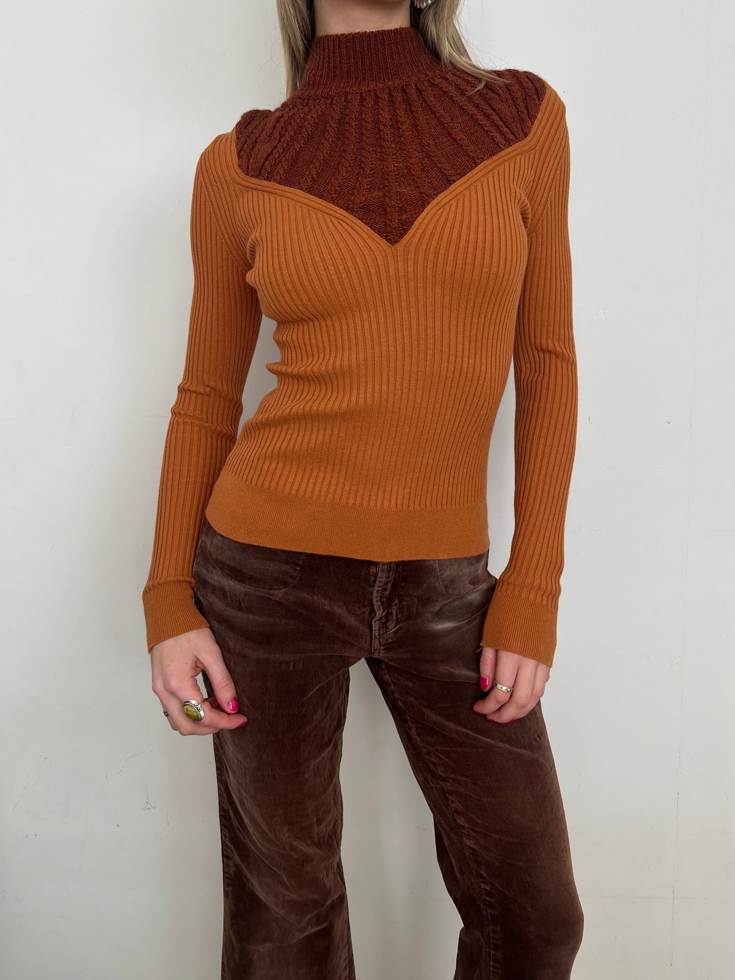 turtleneck knit, S