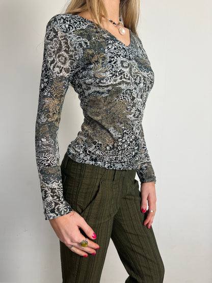 paisley top, S