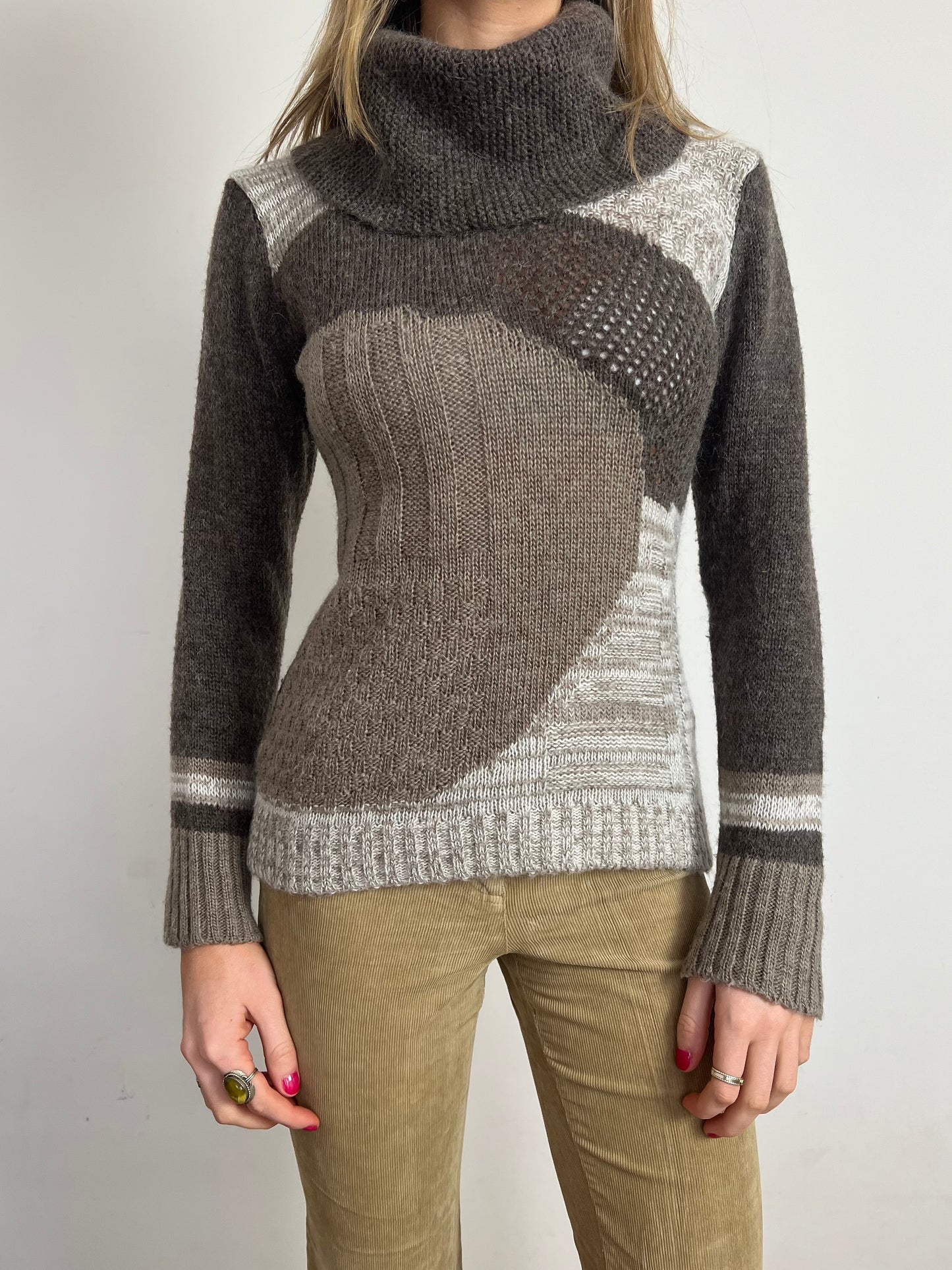 mohair roll neck, S