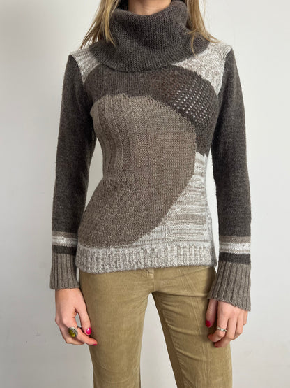 mohair roll neck, S