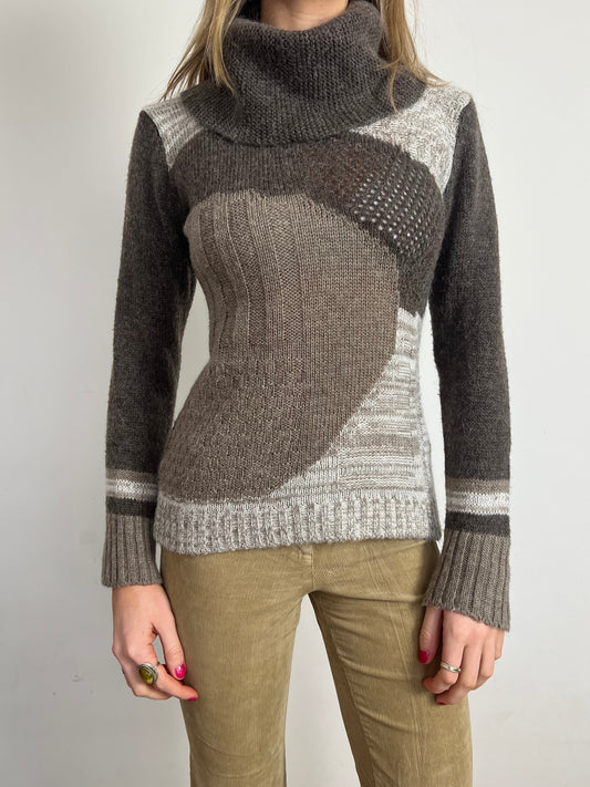 mohair roll neck, S