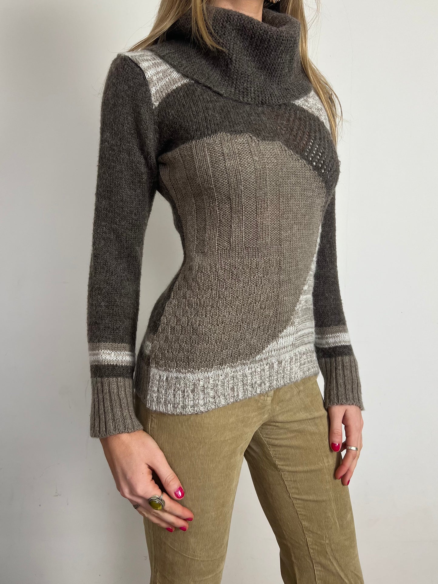 mohair roll neck, S