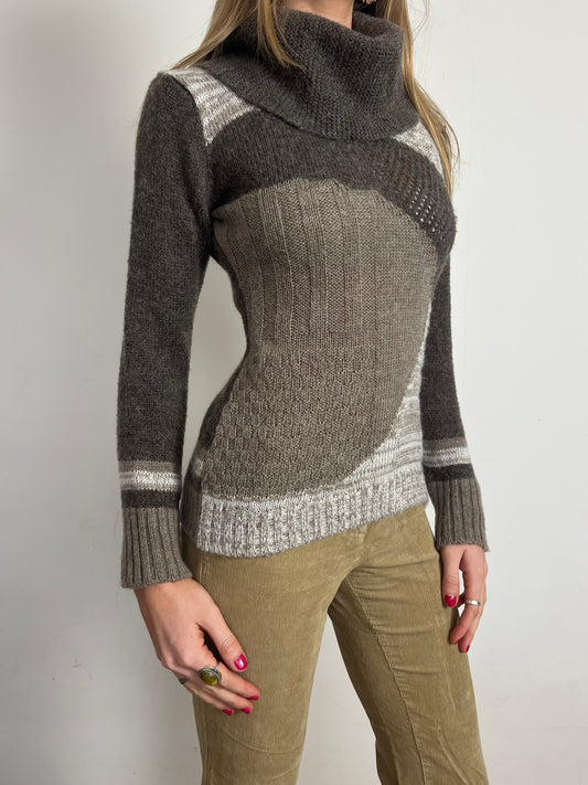 mohair roll neck, S
