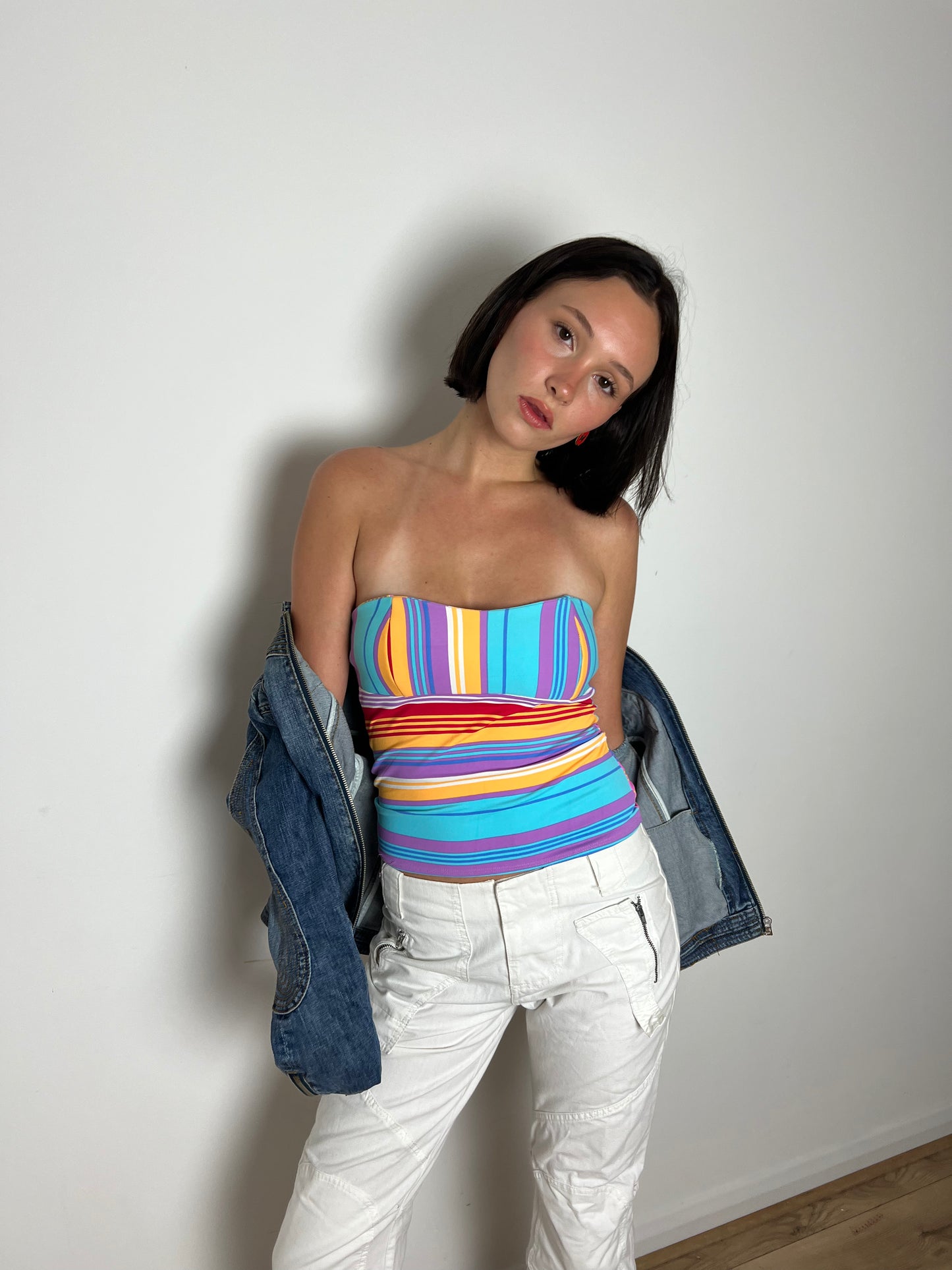 Vintage striped bandeau, S/M
