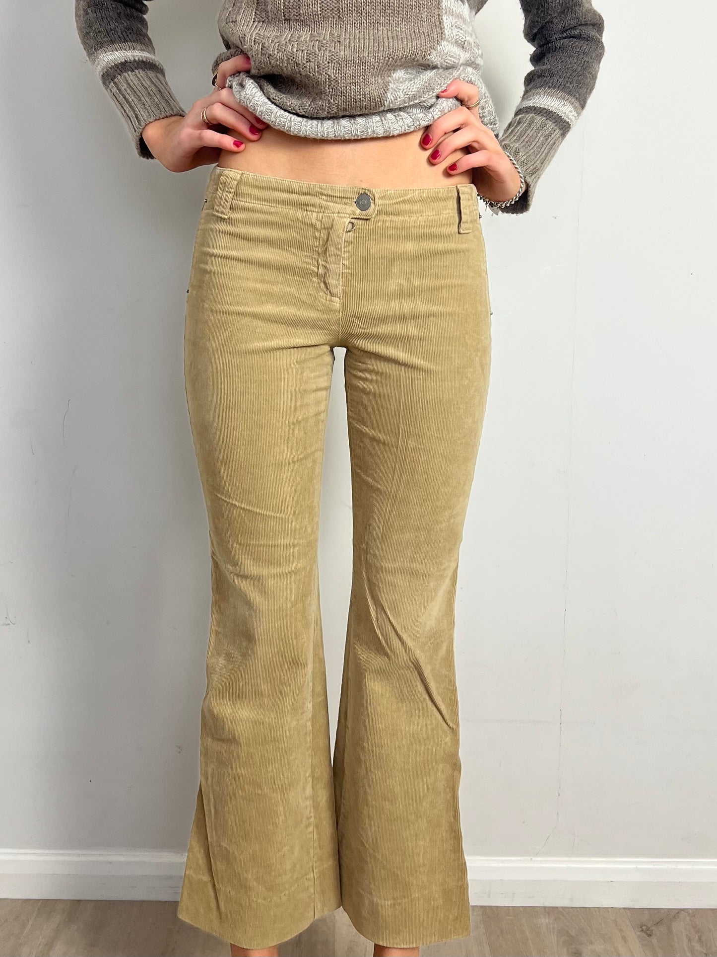 Sisley corduroy jeans, S