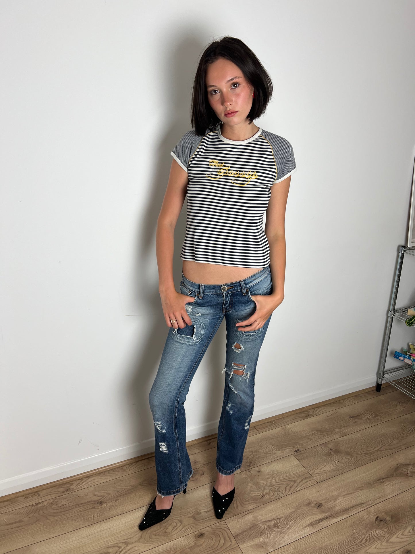 Sisley striped 'hot gossip' tee, M