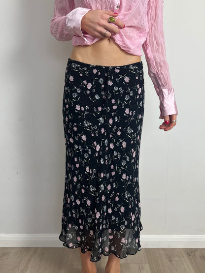 floral skirt, S/M