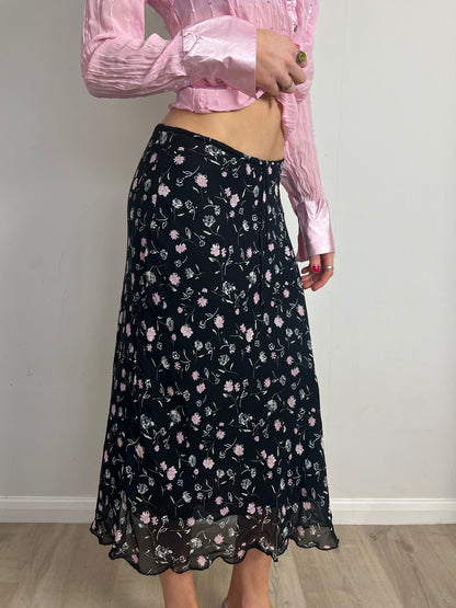 floral skirt, S/M