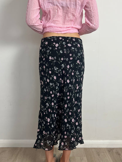 floral skirt, S/M