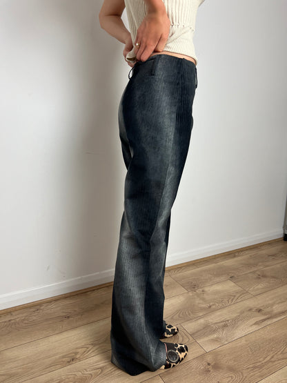 Vintage striped trousers, S