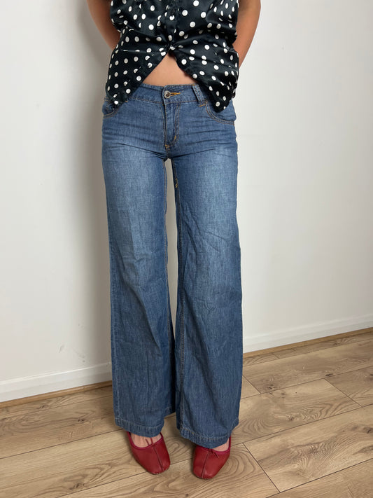 Vintage straight leg jeans, XS/S