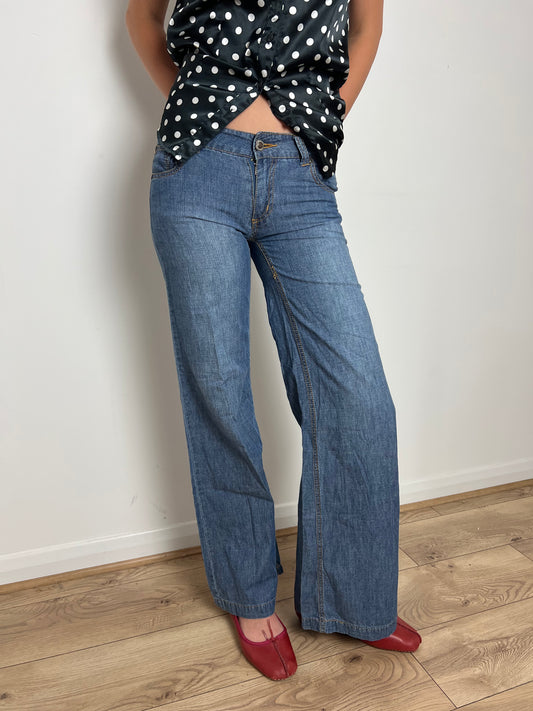 Vintage straight leg jeans, XS/S
