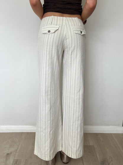 striped trousers, S