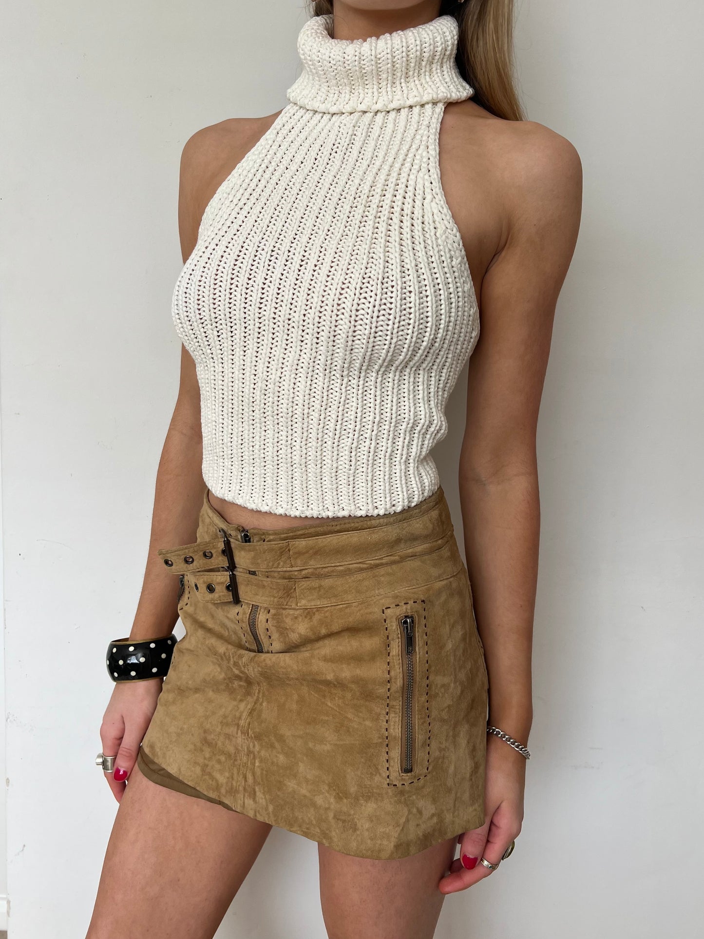Sisley backless turtleneck, S