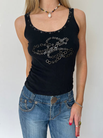 sequin top, S