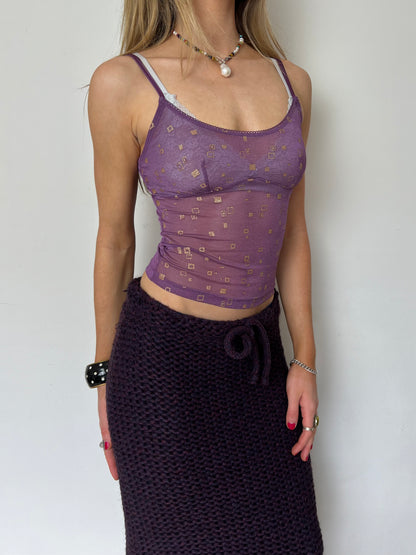 mesh top, S