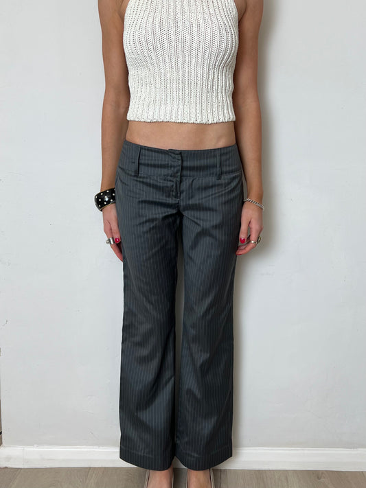 motivi pinstripe trousers, S