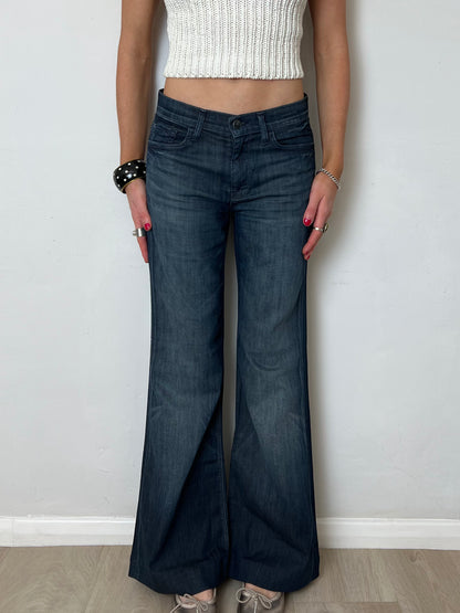 wide leg jeans, S/M