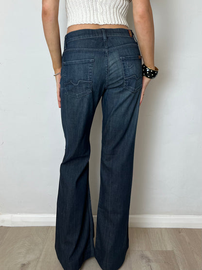 wide leg jeans, S/M