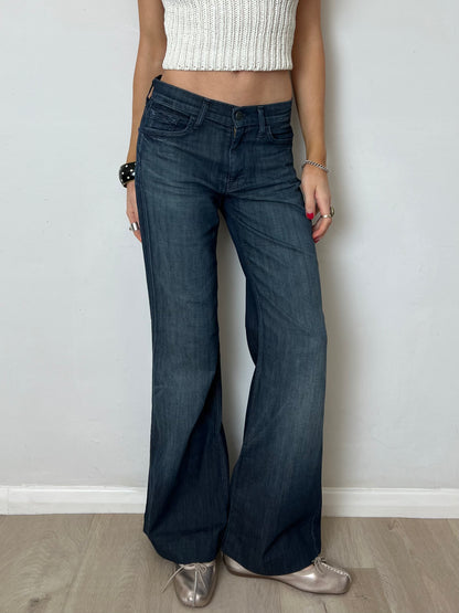 wide leg jeans, S/M