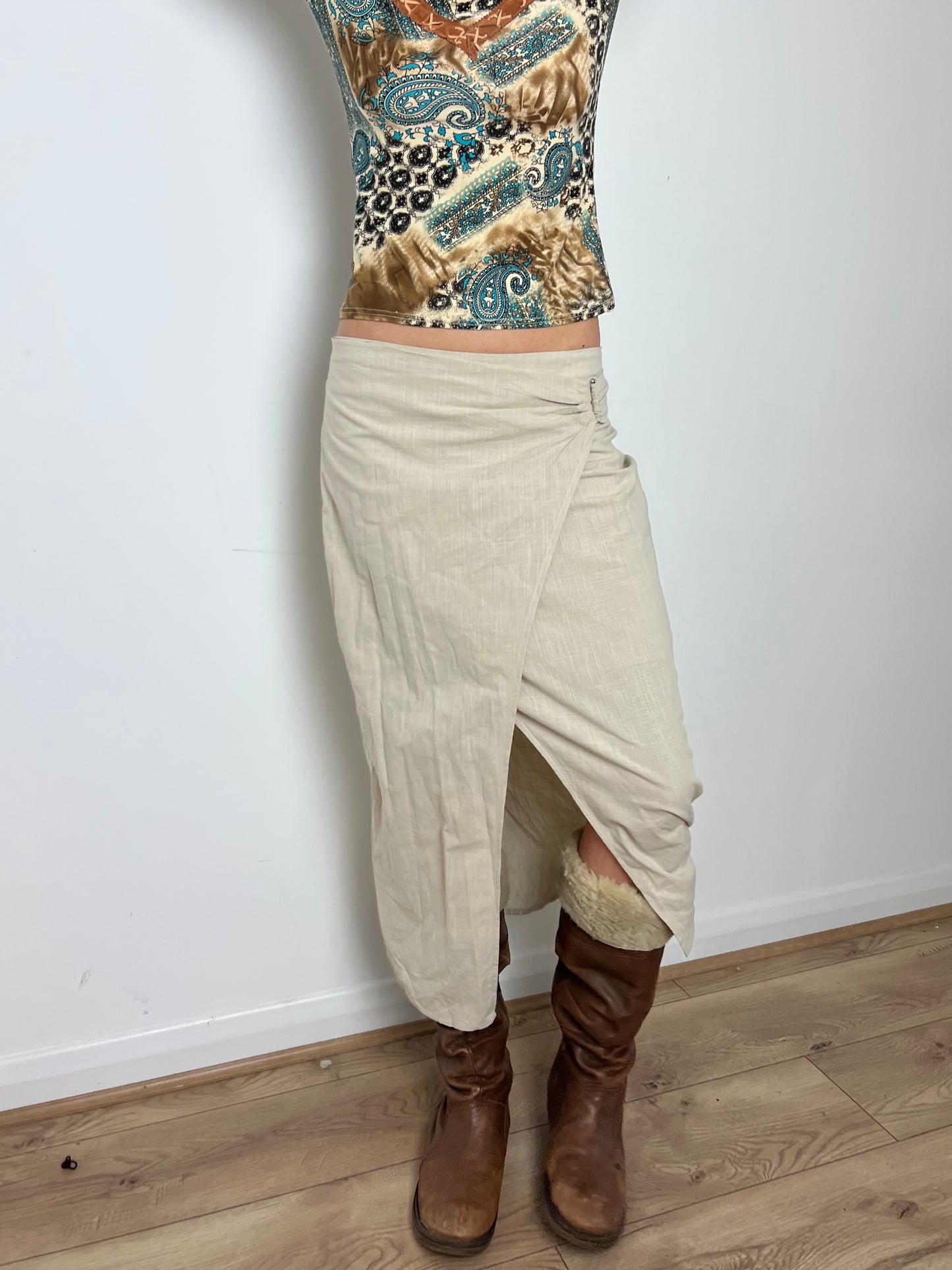 Vintage wrap skirt, S
