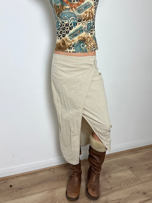 Vintage wrap skirt, S