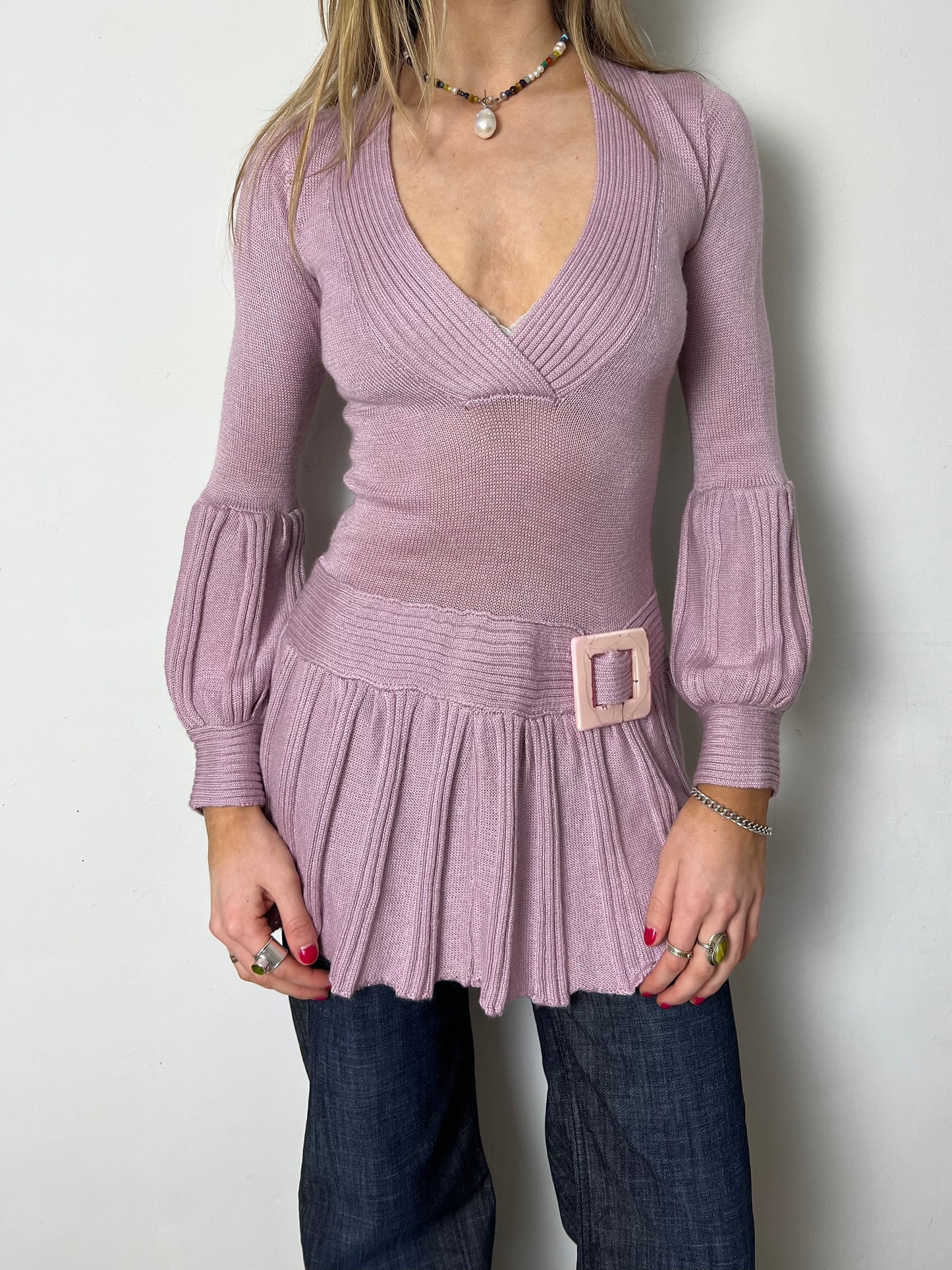 knit dress, S/M