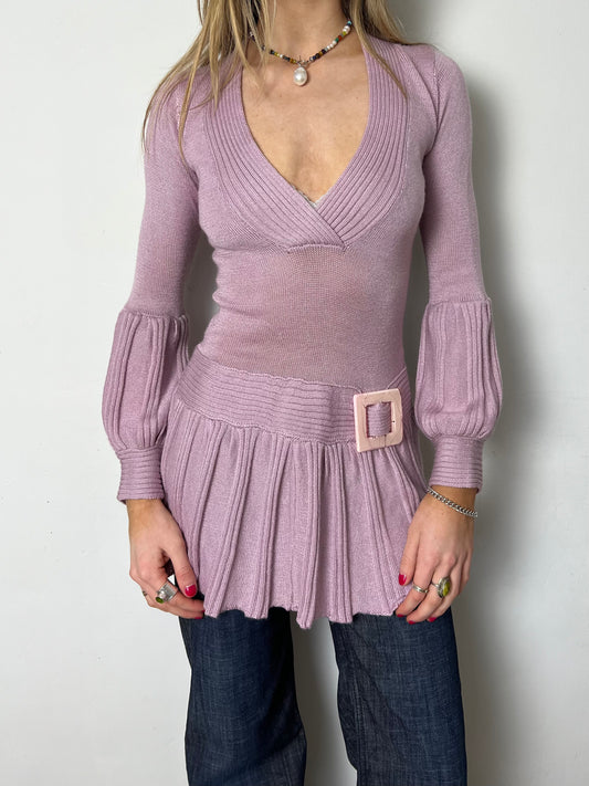 knit dress, S/M