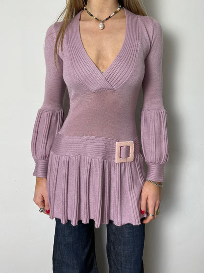 knit dress, S/M