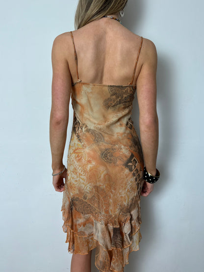 silk dress, S
