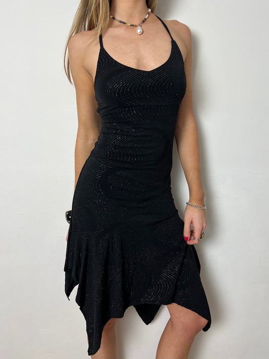 asymmetrical dress, S