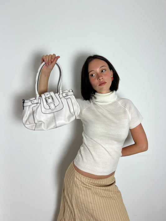 Vintage 00s white handbag